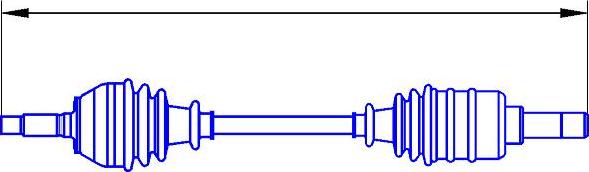 Sercore 12465A - Drive Shaft autospares.lv