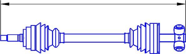 Sercore 12800R - Drive Shaft autospares.lv