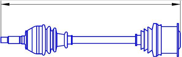 Sercore 12997 - Drive Shaft autospares.lv