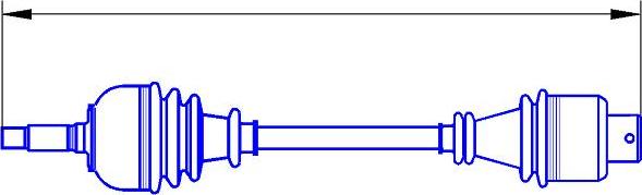 Sercore 12761 - Drive Shaft autospares.lv