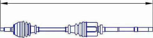 Sercore 22734 - Drive Shaft autospares.lv