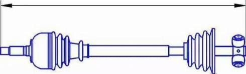 Sercore 22780 - Drive Shaft autospares.lv