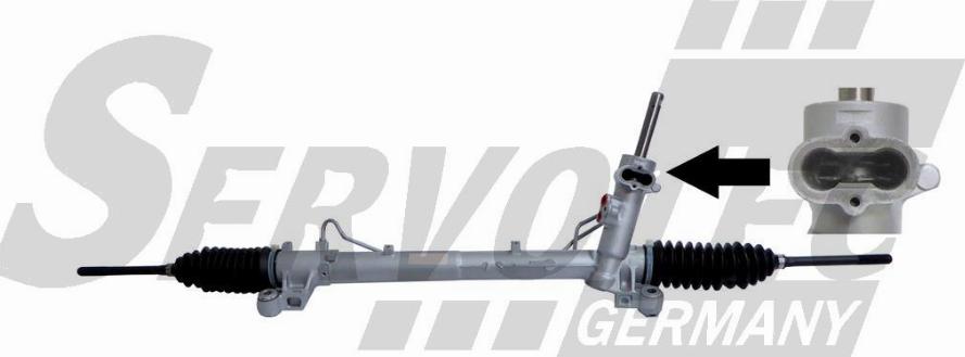 SERVOTEC STSR721L - Steering Gear autospares.lv