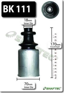 Shaftec BK111 - Bellow, drive shaft autospares.lv