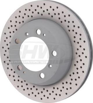 SHW Performance PRX39961 - Brake Disc autospares.lv