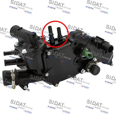 Sidat 94.892A2 - Coolant thermostat / housing autospares.lv