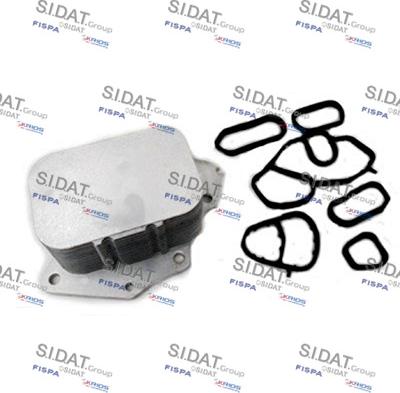 Sidat 590051 - Oil Cooler, engine oil autospares.lv