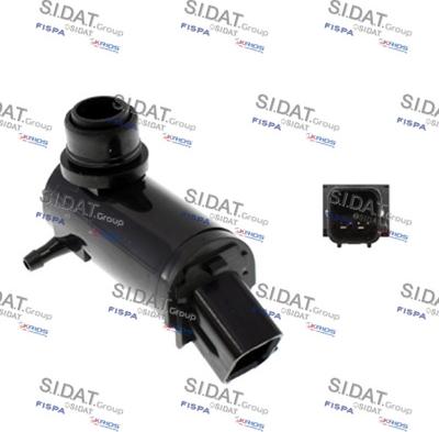 Sidat 5.5008A2 - Water Pump, window cleaning autospares.lv