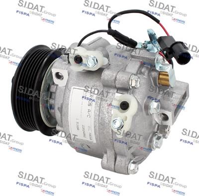 Sidat 1.9159A - Compressor, air conditioning autospares.lv