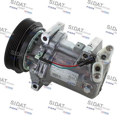 Sidat 1.9156A - Compressor, air conditioning autospares.lv