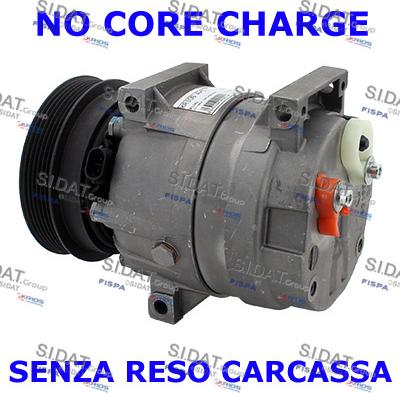 Sidat 1.4053R - Compressor, air conditioning autospares.lv