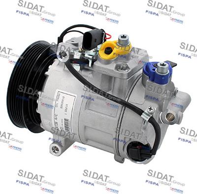 Sidat 1.5521A - Compressor, air conditioning autospares.lv