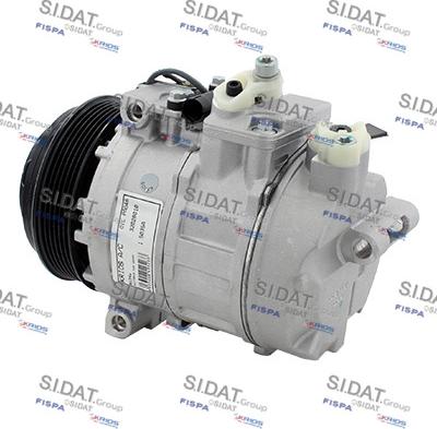 Sidat 1.5035A - Compressor, air conditioning autospares.lv