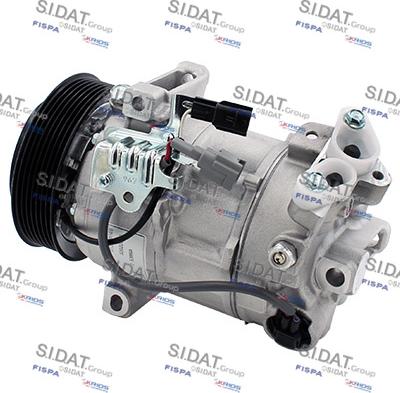 Sidat 1.5386A - Compressor, air conditioning autospares.lv