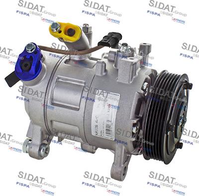 Sidat 1.5336A - Compressor, air conditioning autospares.lv