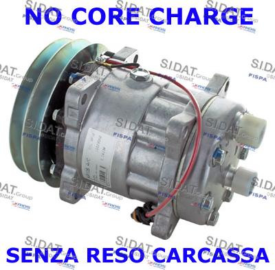 Sidat 1.1413R - Compressor, air conditioning autospares.lv