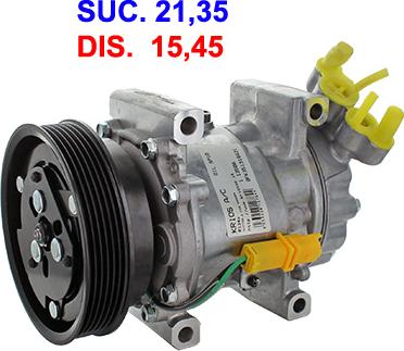 Sidat 1.1350A - Compressor, air conditioning autospares.lv