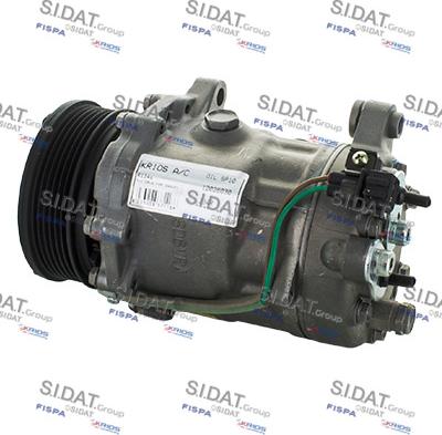 Sidat 1.1234R - Compressor, air conditioning autospares.lv