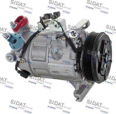Sidat 1.2154A - Compressor, air conditioning autospares.lv