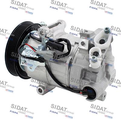 Sidat 1.2153A - Compressor, air conditioning autospares.lv