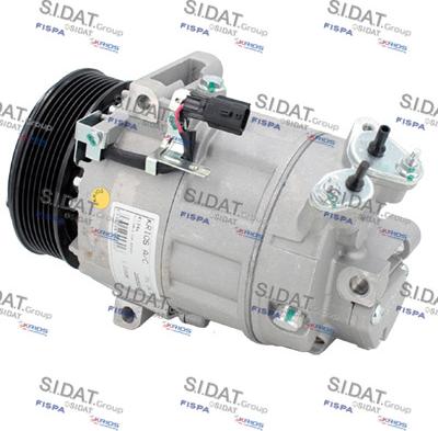Sidat 1.2163A - Compressor, air conditioning autospares.lv