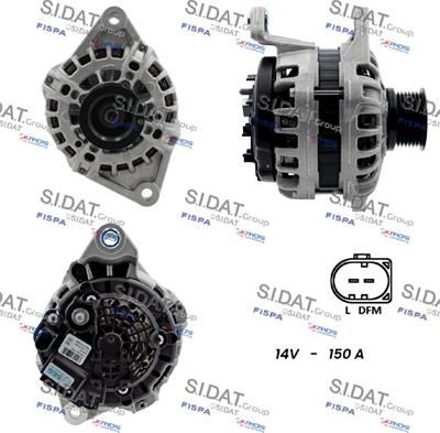 Sidat A12BH0193 - Alternator autospares.lv