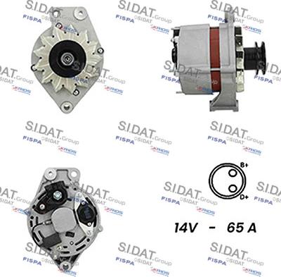 Sidat A12BH0252A2 - Alternator autospares.lv