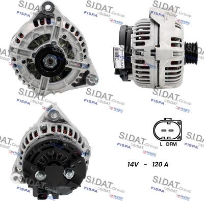 Sidat A12BH0272A2 - Alternator autospares.lv