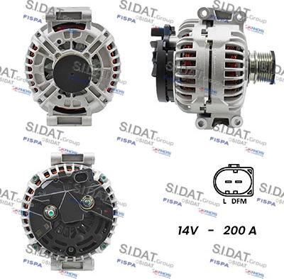 Sidat A12BH0277 - Alternator autospares.lv