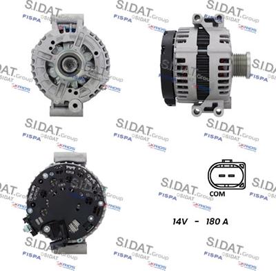 Sidat A12BH0777 - Alternator autospares.lv