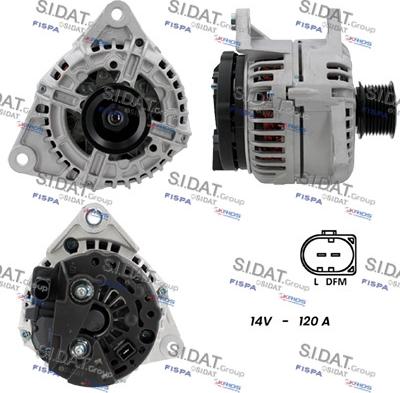 Sidat A12BH1049A2 - Alternator autospares.lv