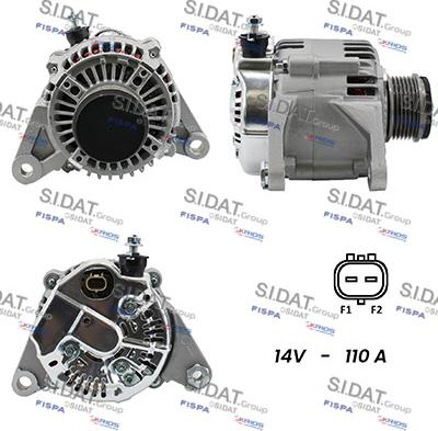 Sidat A12DE0452A2 - Alternator autospares.lv