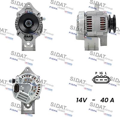 Sidat A12DE0063A2 - Alternator autospares.lv