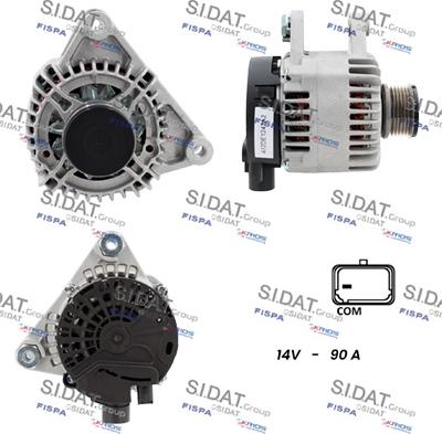 Sidat A12DE1243A2 - Alternator autospares.lv