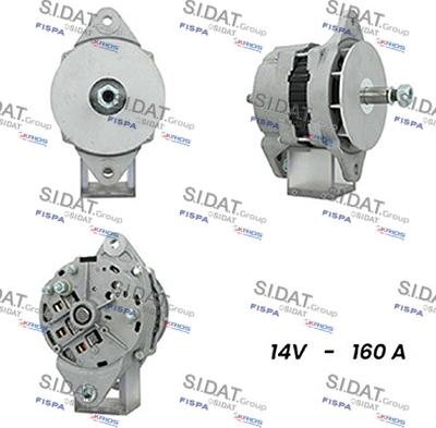 Sidat A12DR1100A2 - Alternator autospares.lv