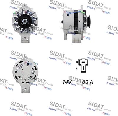 Sidat A12HT0448A2 - Alternator autospares.lv