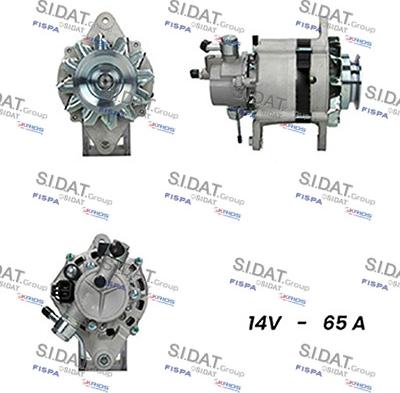 Sidat A12HT0657A2 - Alternator autospares.lv