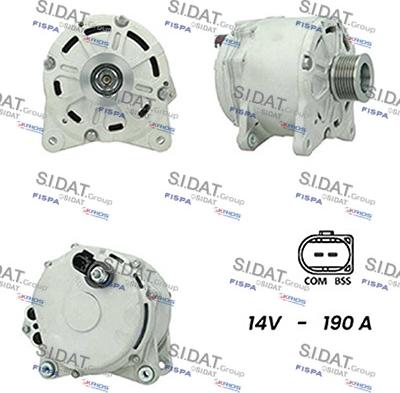 Sidat A12HT0831A2 - Alternator autospares.lv