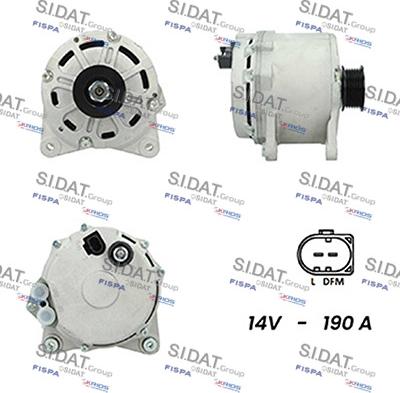 Sidat A12HT0832A2 - Alternator autospares.lv