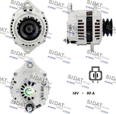 Sidat A12HT1277A2 - Alternator autospares.lv