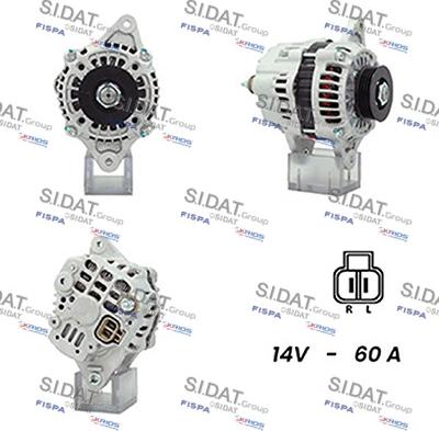 Sidat A12HY0218A2 - Alternator autospares.lv