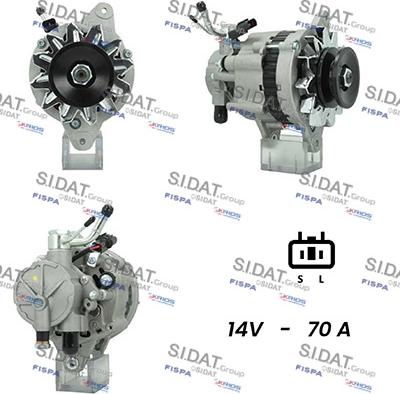 Sidat A12HY0223A2 - Alternator autospares.lv