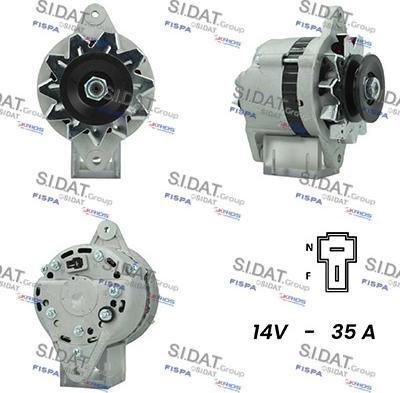 Sidat A12MH0474A2 - Alternator autospares.lv