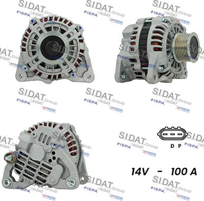 Sidat A12MH0652A2 - Alternator autospares.lv