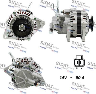 Sidat A12MH0681A2 - Alternator autospares.lv