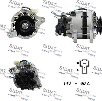 Sidat A12MH0168A2 - Alternator autospares.lv