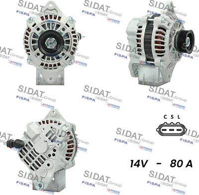 Sidat A12MH0230A2 - Alternator autospares.lv