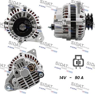 Sidat A12MH0220A2 - Alternator autospares.lv