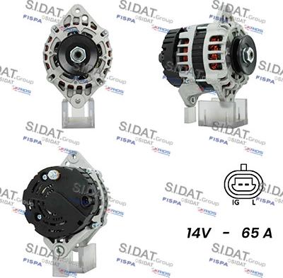 Sidat A12VA0055A2 - Alternator autospares.lv