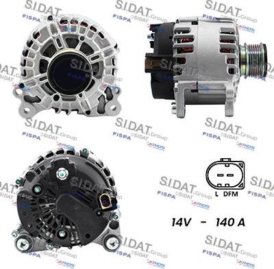 Sidat A12VA0005A2 - Alternator autospares.lv